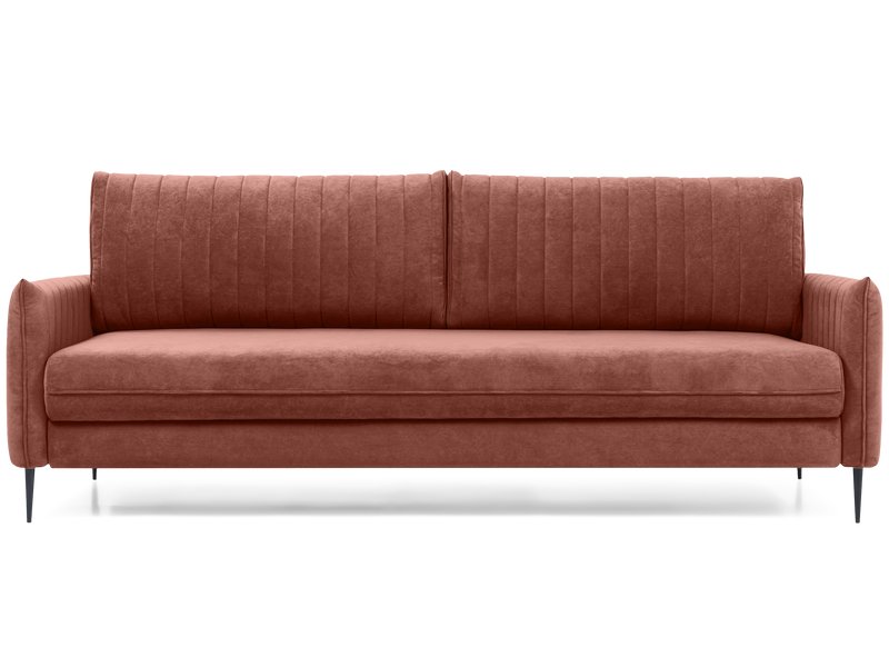 Диван прямой Сваут Велюр Терракотовый