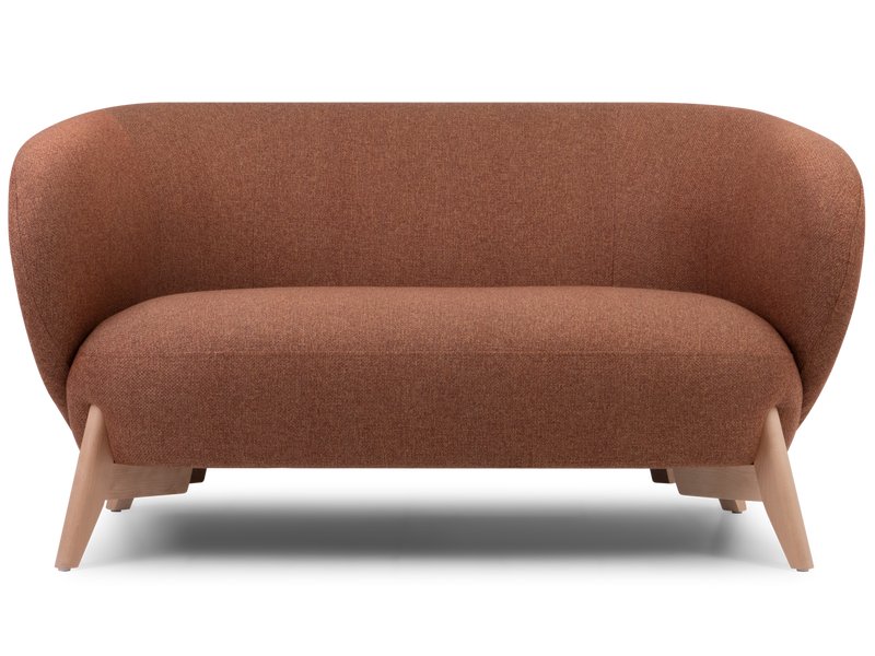 Диван прямой Тилар Рогожка Терракотовый