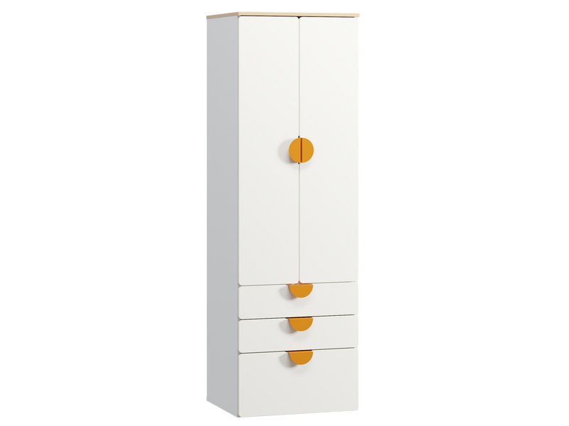 Шкаф детский Милна 2.3-60x190 Белый