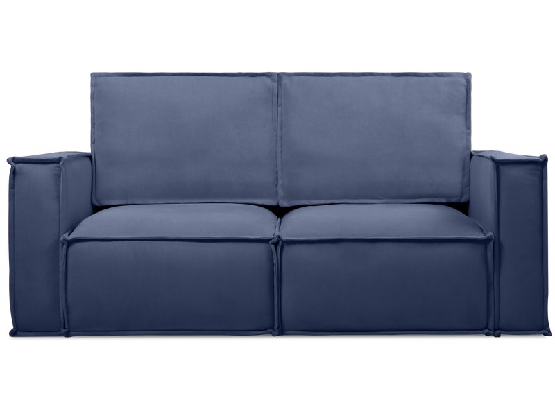 Диван прямой Эби Мини Вельвет Синий