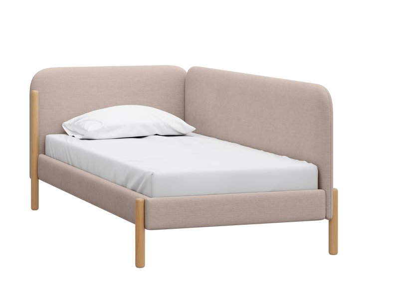 Кровать Кейси 90 Рогожка Кремовый