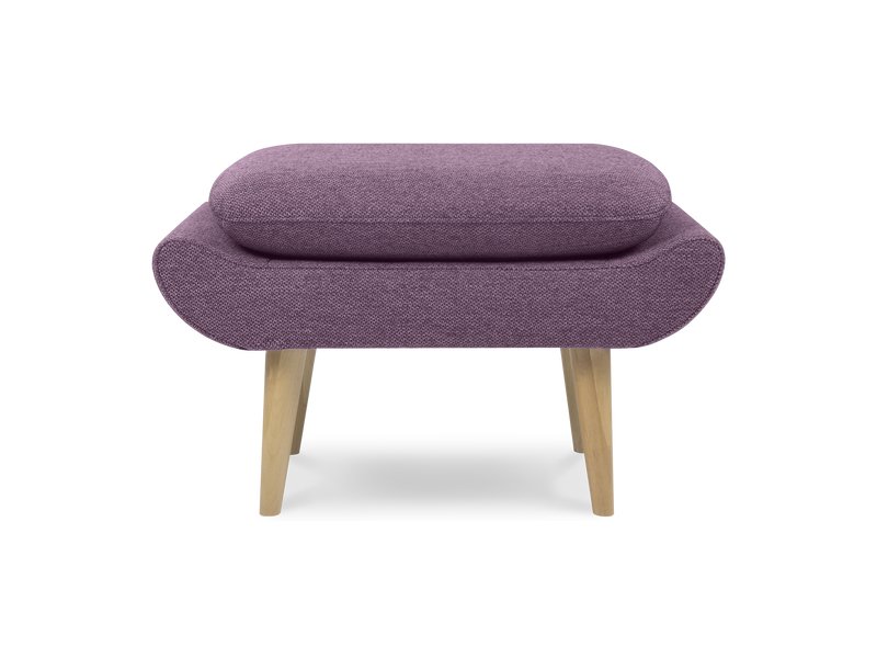 Пуф Винси Рогожка Фиолетовый