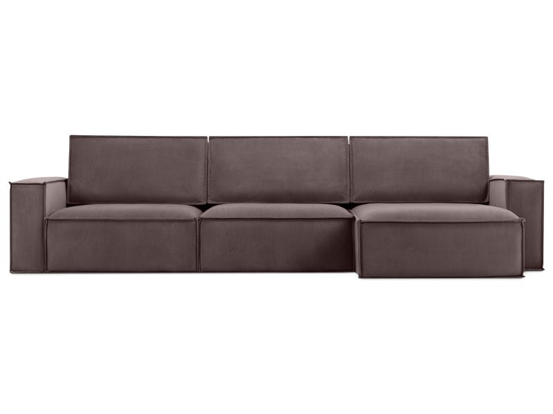 Диван угловой Эби-2 Велюр Коричневый