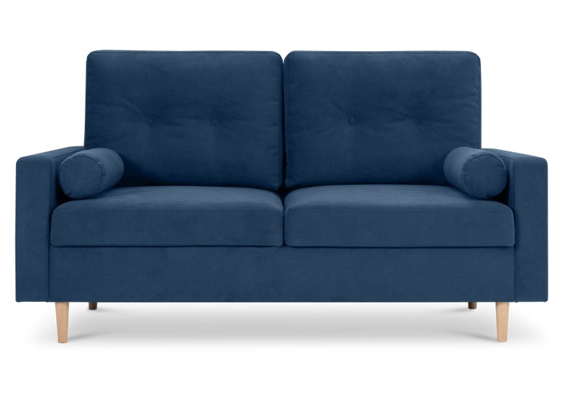 Диван прямой Динс Мини Вельвет Синий