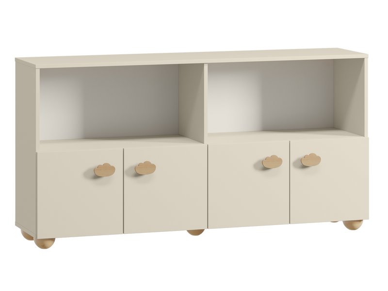 Стеллаж детский Тесси 146x75 Светло-бежевый