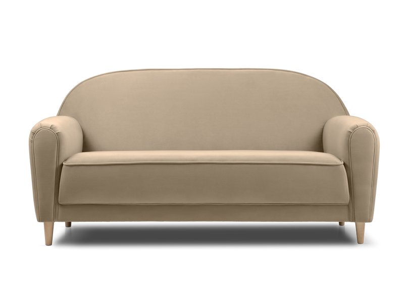 Диван прямой Самми Велюр Бежевый