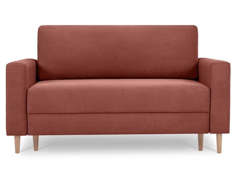 Диван прямой Инес Вельвет Терракотовый