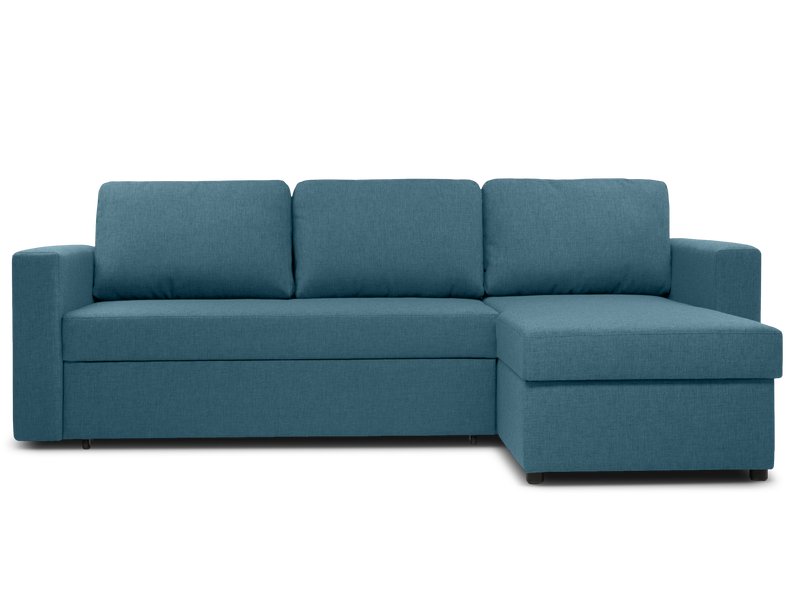Диван угловой Порту Рогожка Бирюзовый