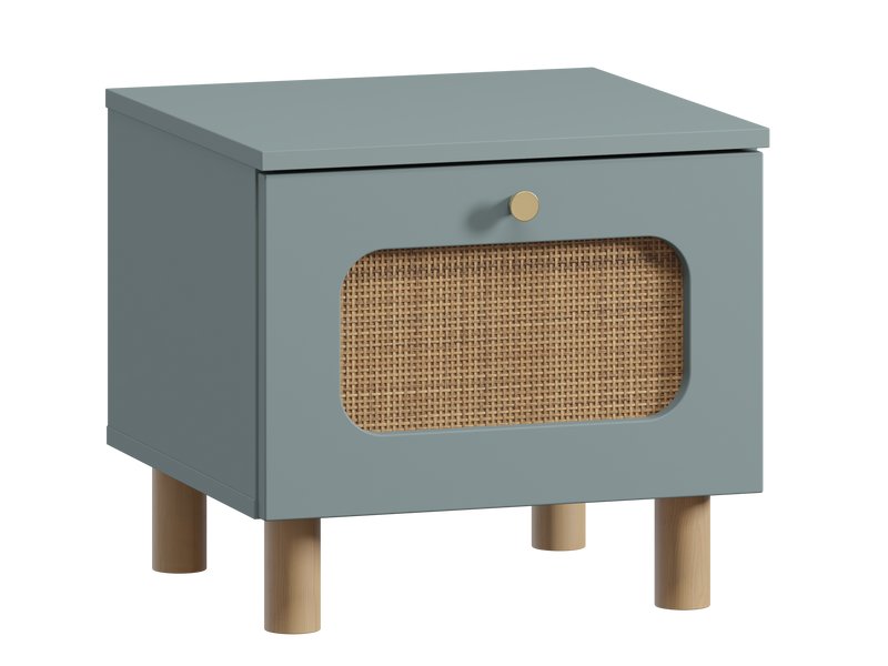 Тумба прикроватная Линдо 44x40 Серо-зеленый