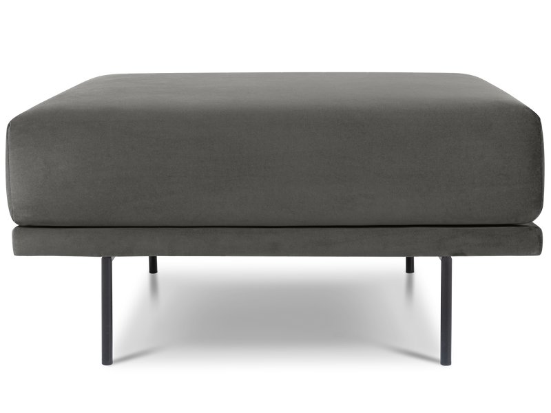 Пуф Мисл Велюр Серый