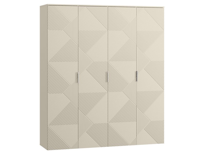 Распашной шкаф Шелтон 4-183x212 Светло-бежевый