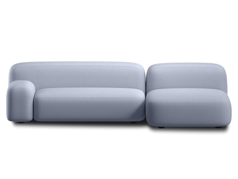 Диван модульный Риббл 2 Букле Лиловый