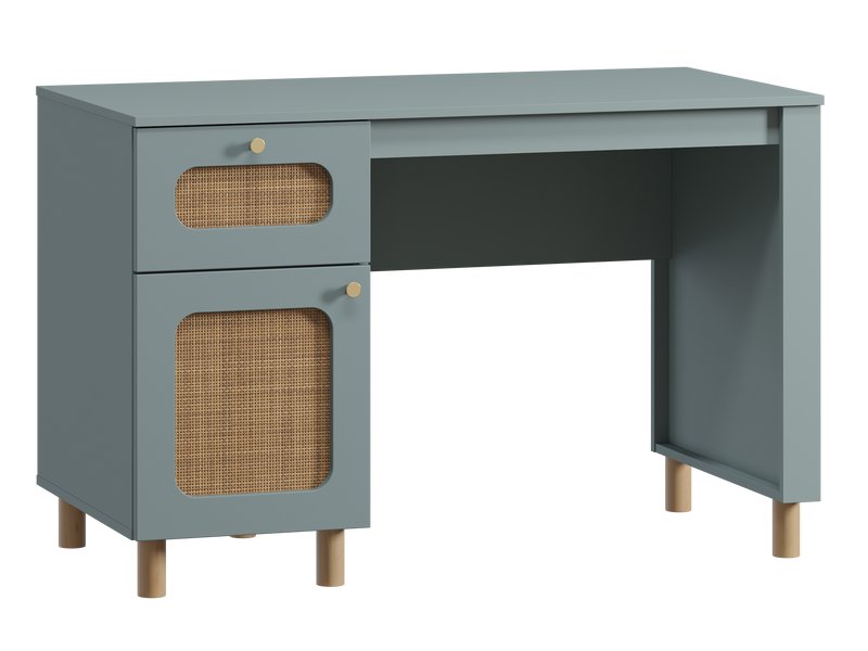 Письменный стол Линдо 120x60 Серо-зеленый