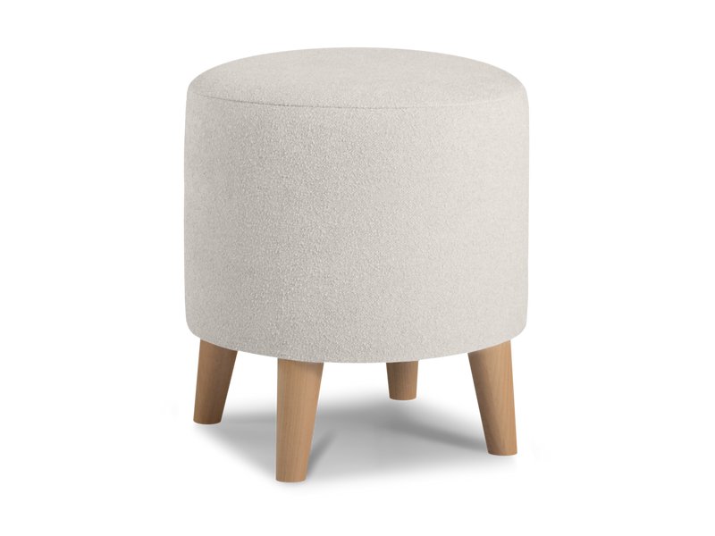 Пуф Плиди Букле Молочный