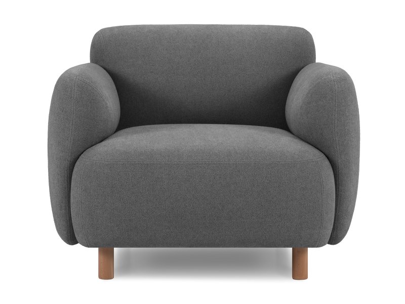 Кресло Пайпел-2 Букле Графитовый