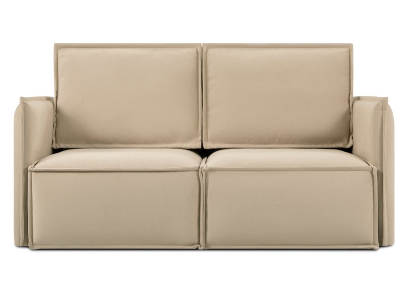 Диван прямой Ольен Мини Вельвет Бежевый