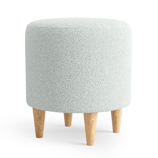 пуф Нико 360х360х400мм искусственный мех серый