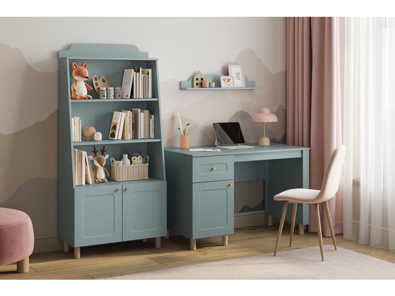 Модульная детская Велди 1 Серо-зеленый