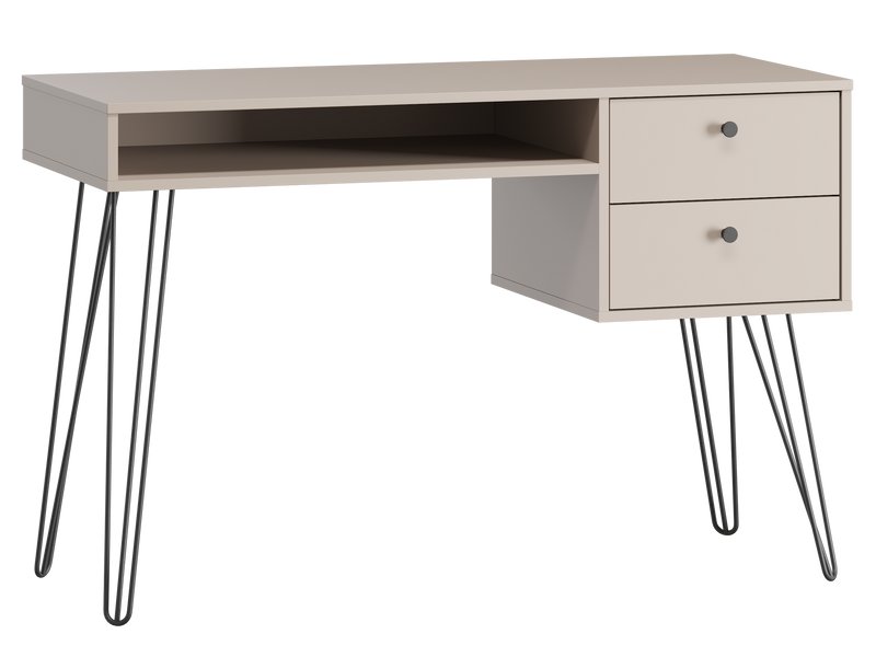 Письменный стол Крейн-2 120x50 Латте/Черный