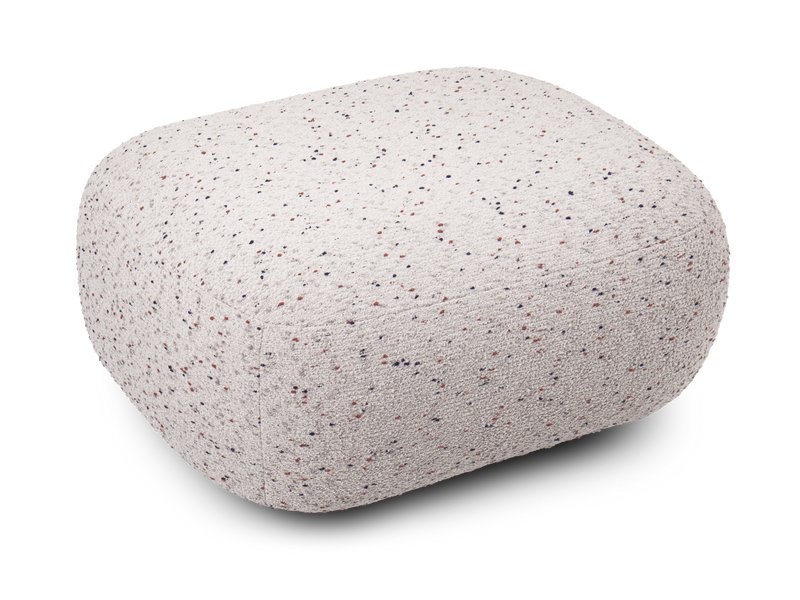 Пуф Я не минималист Букле Серый