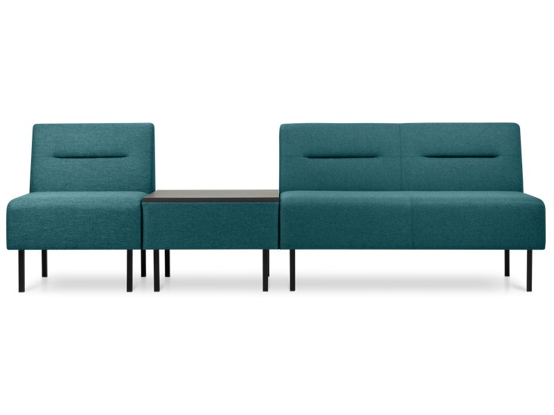 Диван модульный Сэндж-2 Рогожка Бирюзовый