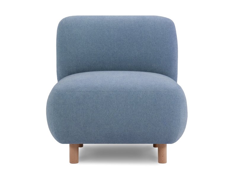 Кресло Пайпел Букле Голубой