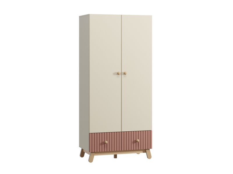 Шкаф детский Финни 2-96x210 Розовый