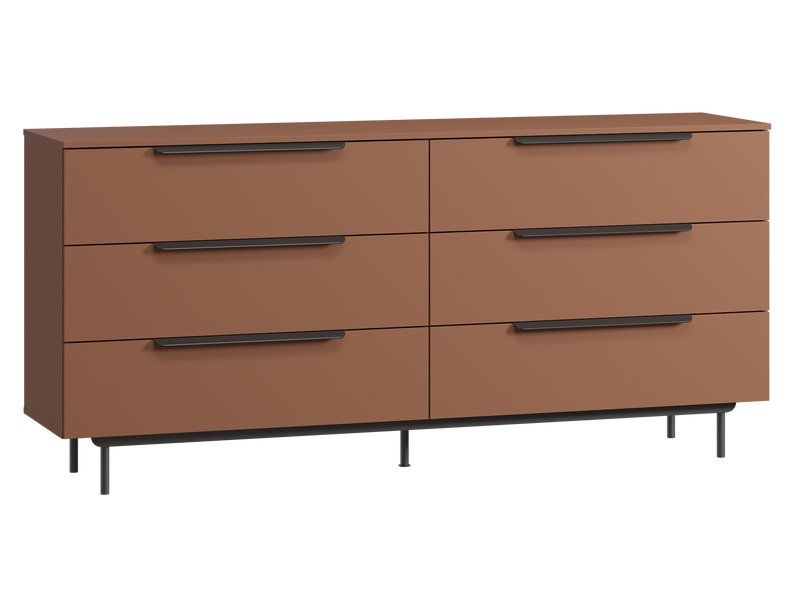 Комод Квелен 192x89 Терракотовый