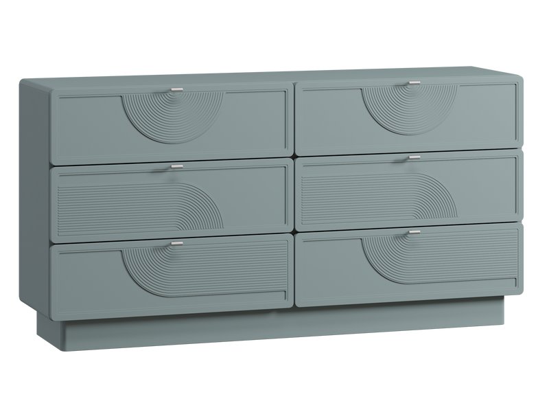 Комод Монсон 160x82 Серо-зеленый