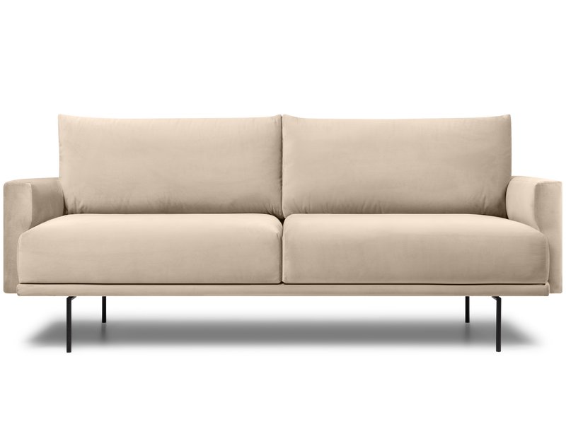 Диван прямой Мисл Велюр Бежевый