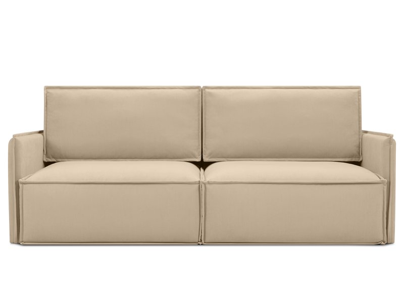 Диван прямой Ольен Вельвет Бежевый