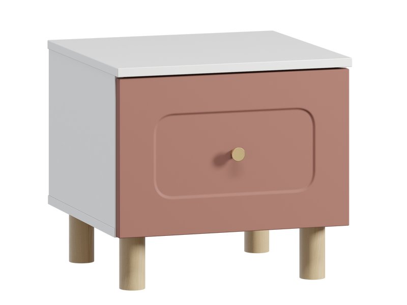 Тумба прикроватная Велди 44x40 Розовый