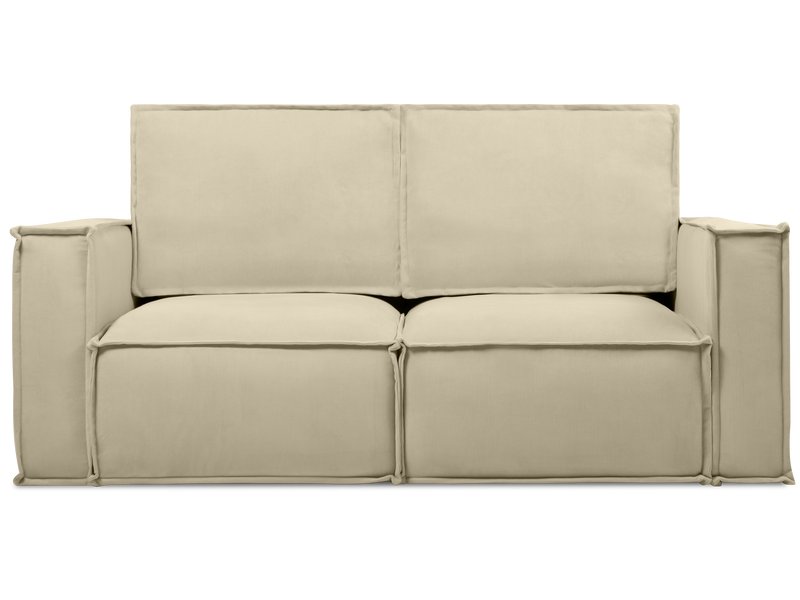 Диван прямой Эби Мини Вельвет Бежевый