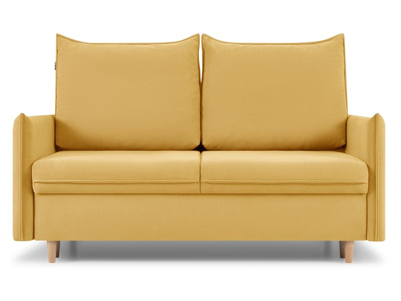 Диван прямой Слипсон Мини Вельвет Желтый