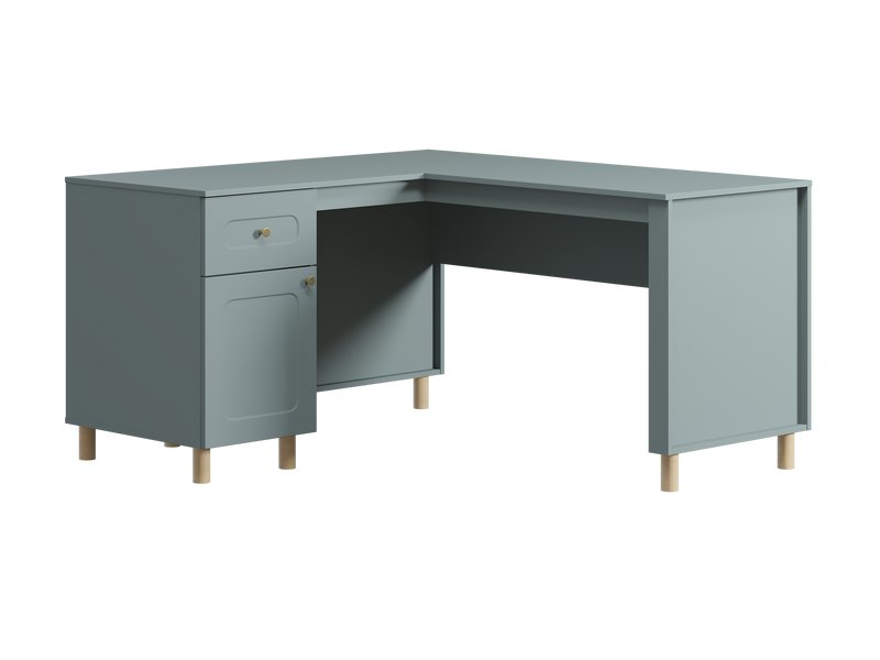 Письменный стол Велди 150x140 Серо-зеленый