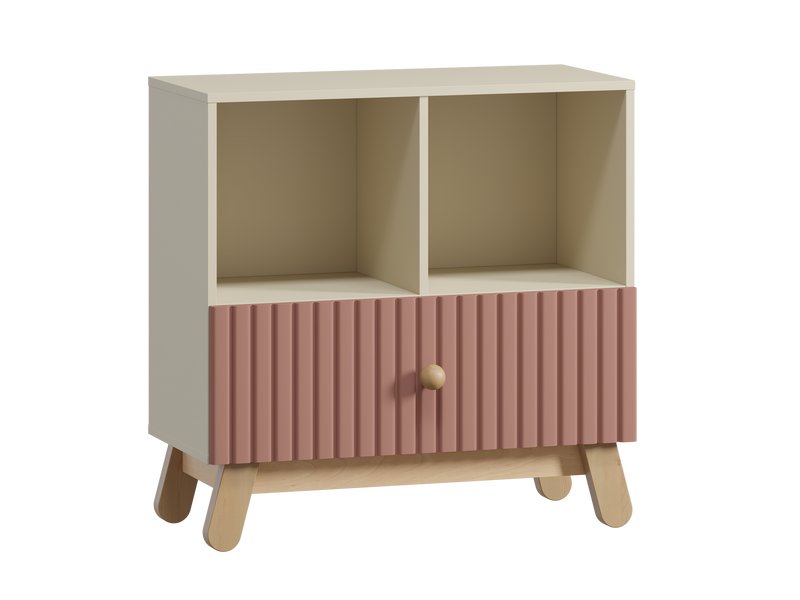 Стеллаж детский Финни 78x78 Розовый
