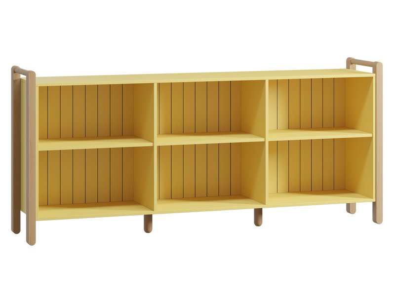 Стеллаж Руффи 201x90 Желтый