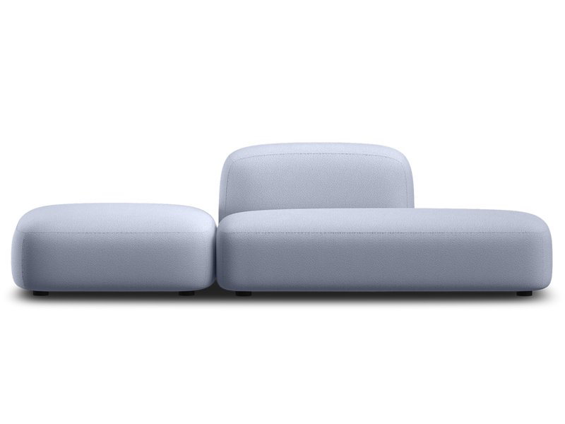 Диван модульный Риббл 1 Букле Лиловый