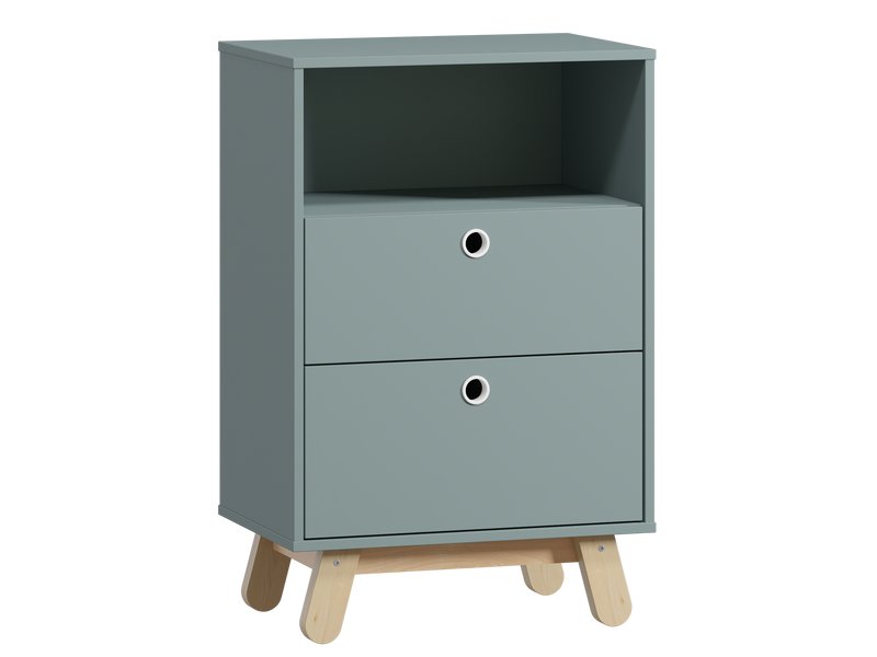 Комод Анджи 60x91 Серо-зеленый