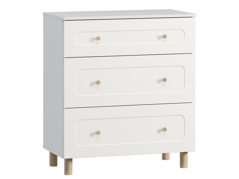 Комод Велди 80x90 Белый