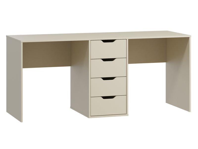 Письменный стол Клоди 173x60 Светло-бежевый/Береза